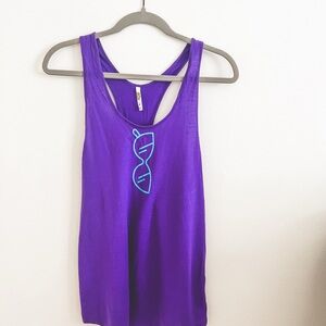 Zumba Cruise Purple Sleeveless Top